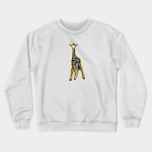 Cute Baby Giraffe Crewneck Sweatshirt by missdebi27